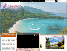 Tablet Screenshot of fantasylandtours.com